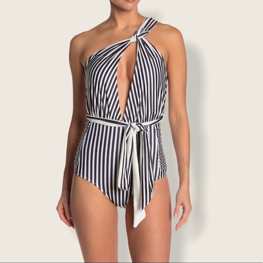 NWT Nicole Miller Convertible One Piece Floral - Picture 7 of 10